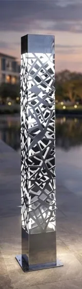 Laser-cut architectural metal panel in Palm Beach