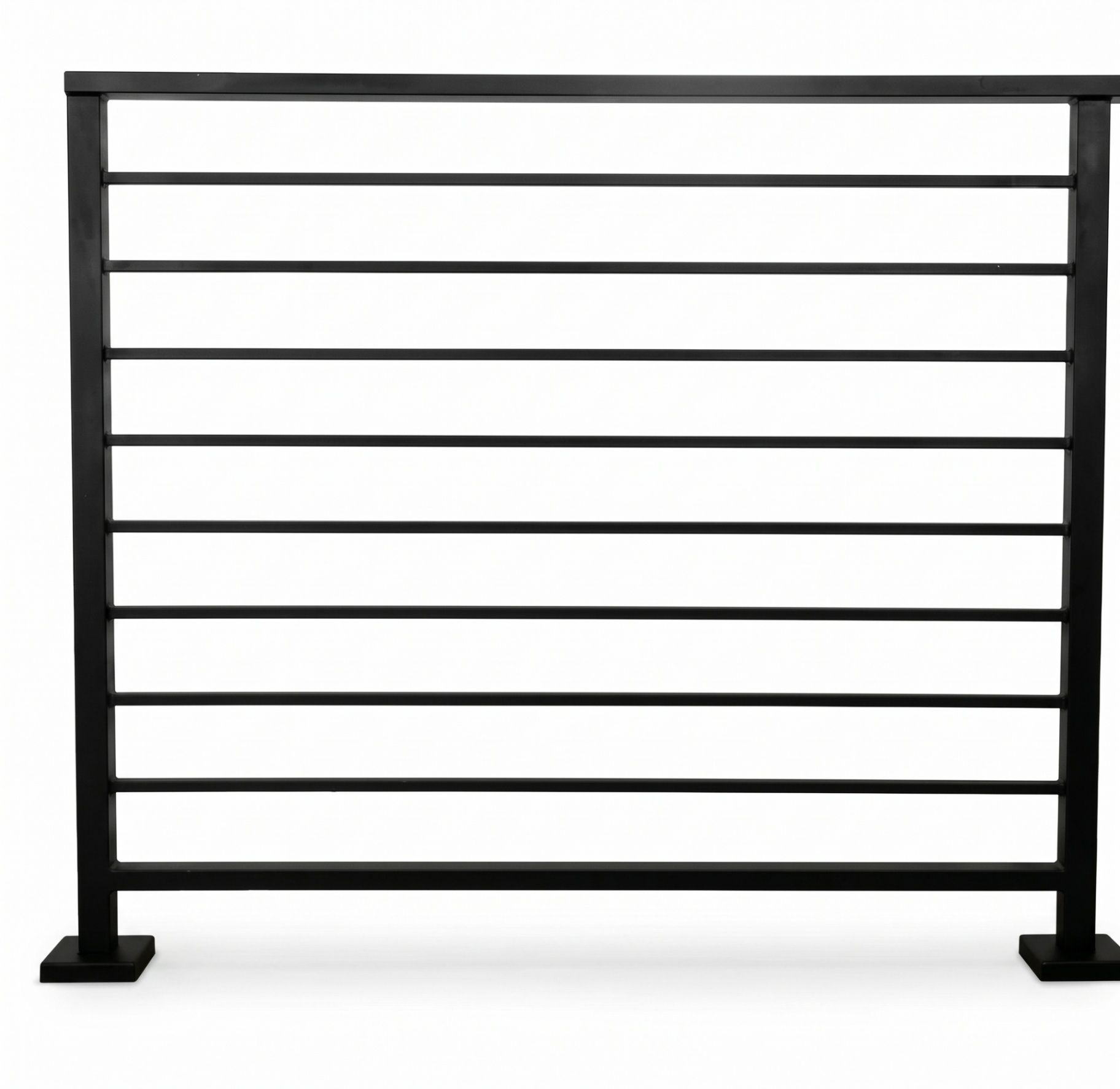 Rod railing — horizontal rod infill